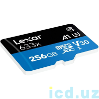 LEXAR Blue series 633X  32Gb micro SDCS2 Class 10 UHS-1 (U3) V30 4k support (read  up to 100 mbit/s)	